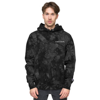 Always Be Evolving Unisex Champion tie-dye hoodie