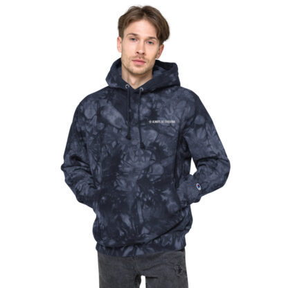 Always Be Evolving Unisex Champion tie-dye hoodie - Image 8
