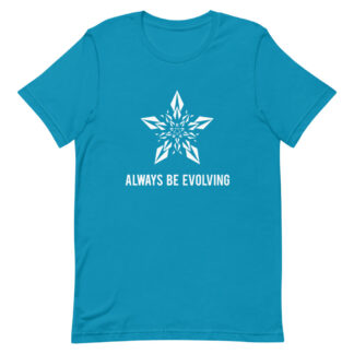 Always Be Evolving Logo Short-Sleeve Unisex T-Shirt