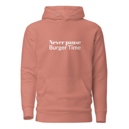 Never Pause Burger Time! Unisex Hoodie - Image 12