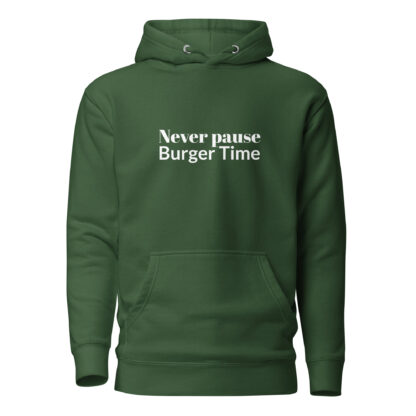 Never Pause Burger Time! Unisex Hoodie - Image 10