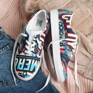 America City - Men’s lace-up canvas shoes