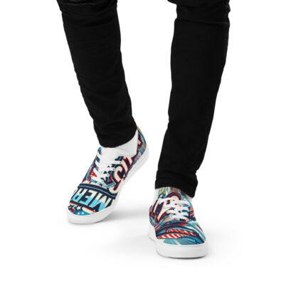 America City - Men’s lace-up canvas shoes - Image 4