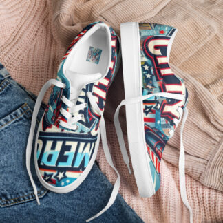 America City 1 - Women’s lace-up canvas shoes