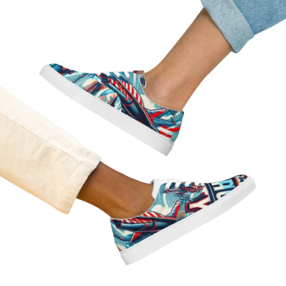 America City 1 - Women’s lace-up canvas shoes - Image 5