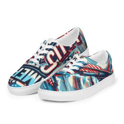 America City 1 - Women’s lace-up canvas shoes - Image 6