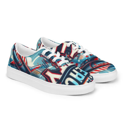 America City 1 - Women’s lace-up canvas shoes - Image 4