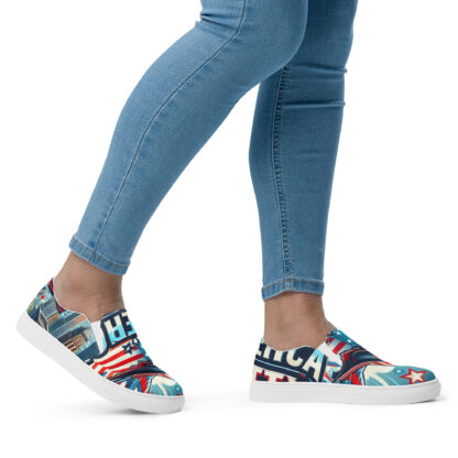 America City 1 - Women’s slip-on canvas shoes - Image 2